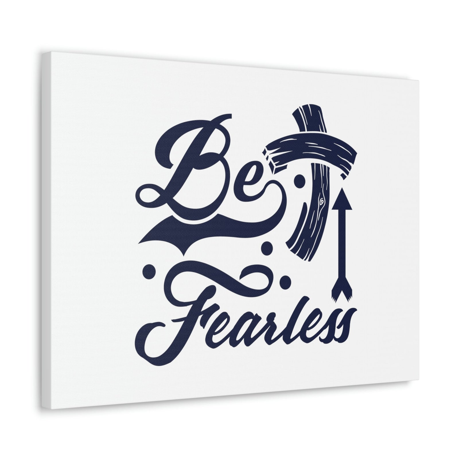 Scripture Walls Be Fearless 2 Timothy 1:7 Blue Cross Christian Wall Art Bible Verse Print Ready to Hang Unframed-Express Your Love Gifts