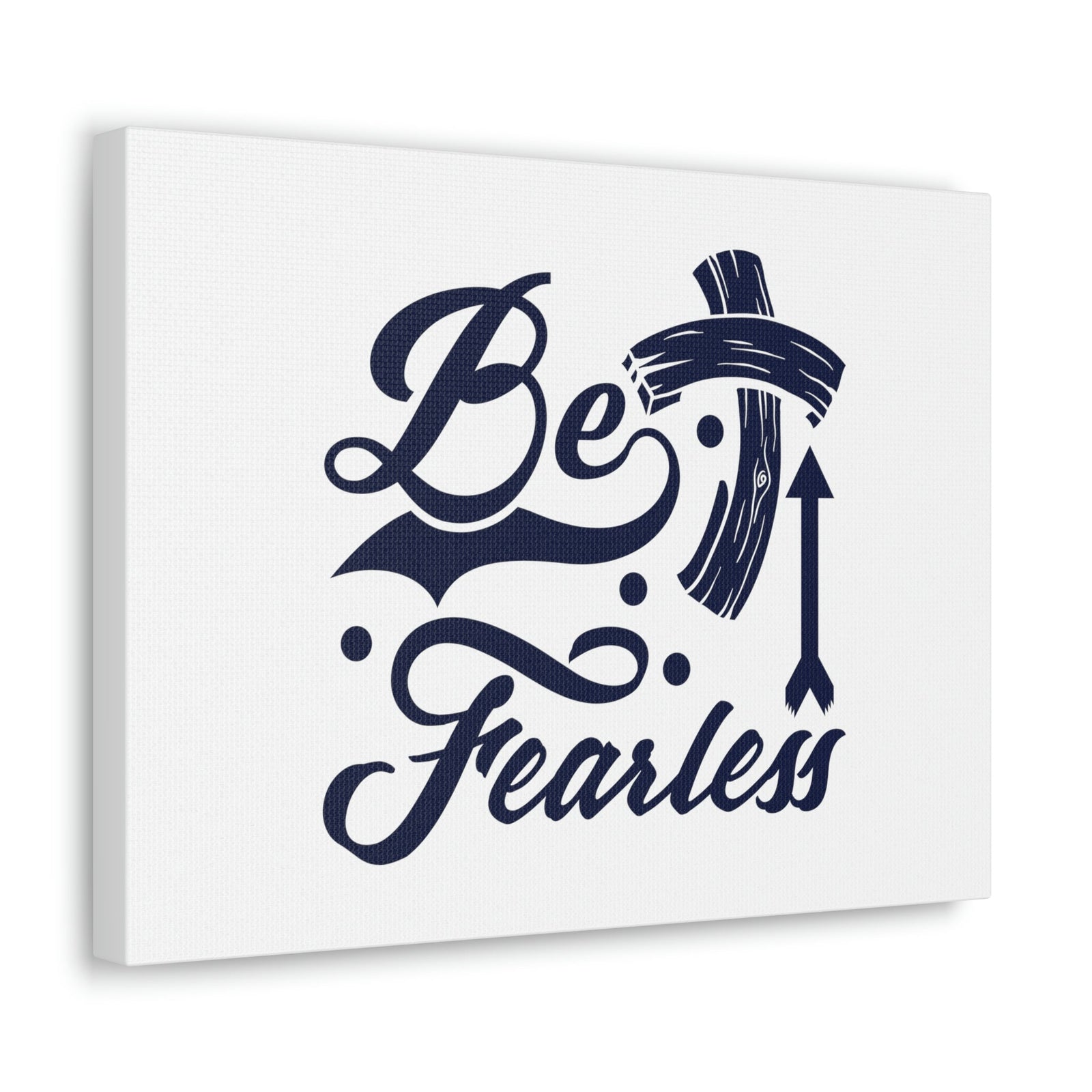 Scripture Walls Be Fearless 2 Timothy 1:7 Blue Cross Christian Wall Art Bible Verse Print Ready to Hang Unframed-Express Your Love Gifts