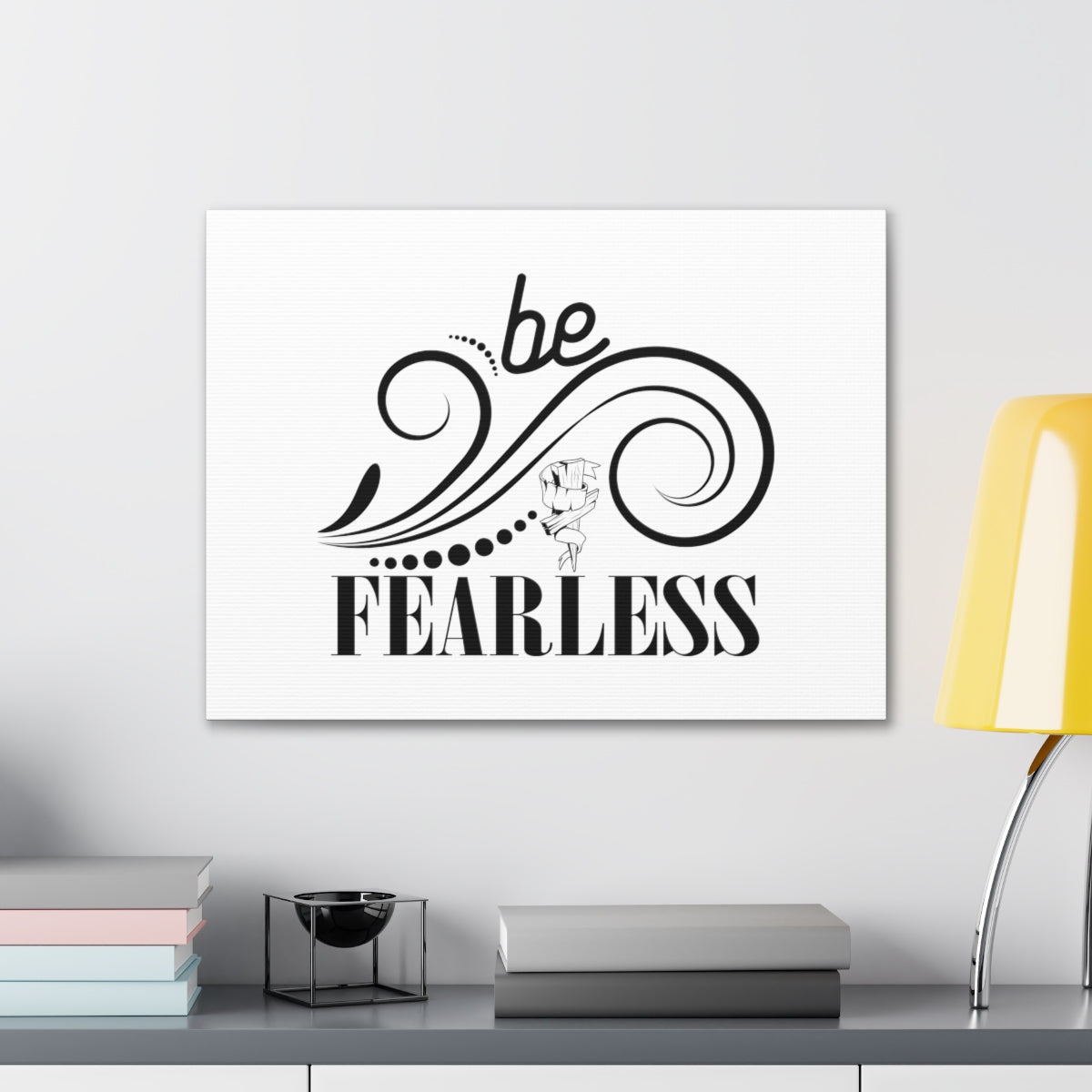 Scripture Walls Be Fearless Dots Jeremiah 1:8 Christian Wall Art Bible Verse Print Ready to Hang Unframed-Express Your Love Gifts