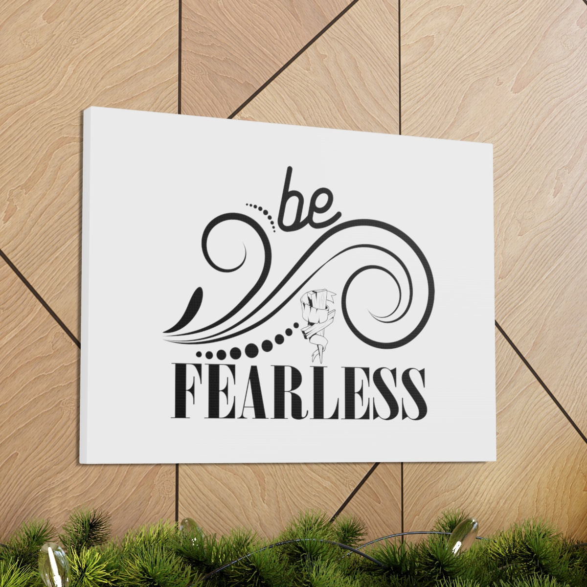 Scripture Walls Be Fearless Dots Jeremiah 1:8 Christian Wall Art Bible Verse Print Ready to Hang Unframed-Express Your Love Gifts