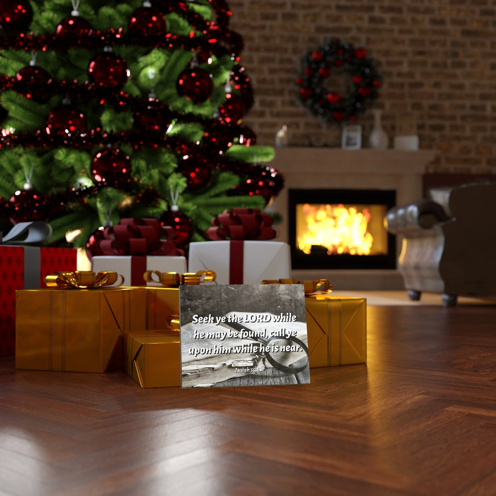 Scripture Walls Be Found Isaiah 55:6 Bible Verse Canvas Christian Wall Art Ready to Hang Unframed-Express Your Love Gifts