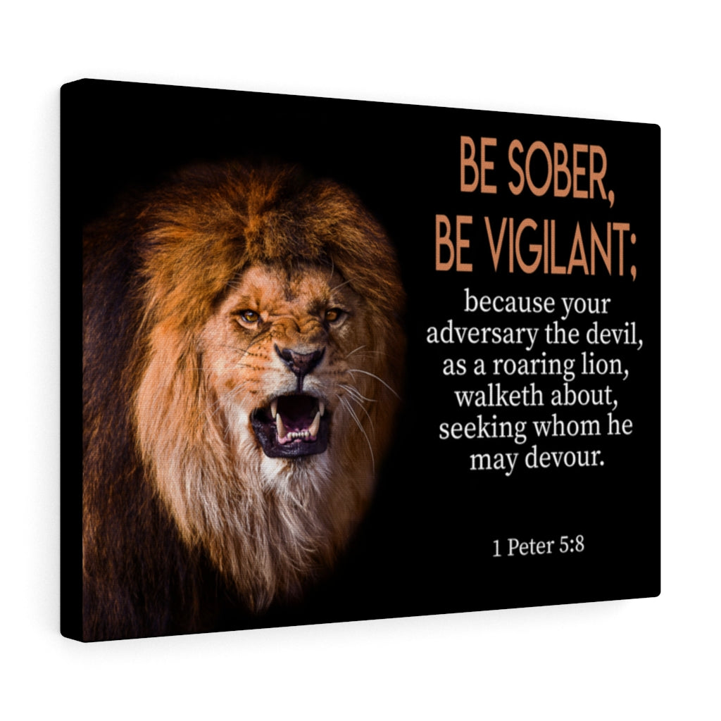 Scripture Walls Be On Guard 1 Peter 5:8Ã¢ÂÂ­ Wall Art Christian Home Decor Unframed-Express Your Love Gifts