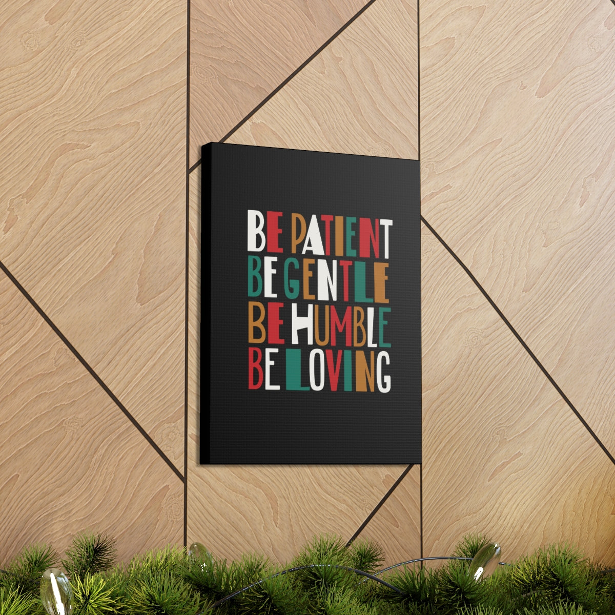 Scripture Walls Be Patient Be Gentle Romans 12:12 Christian Wall Art Bible Verse Print Ready to Hang Unframed-Express Your Love Gifts