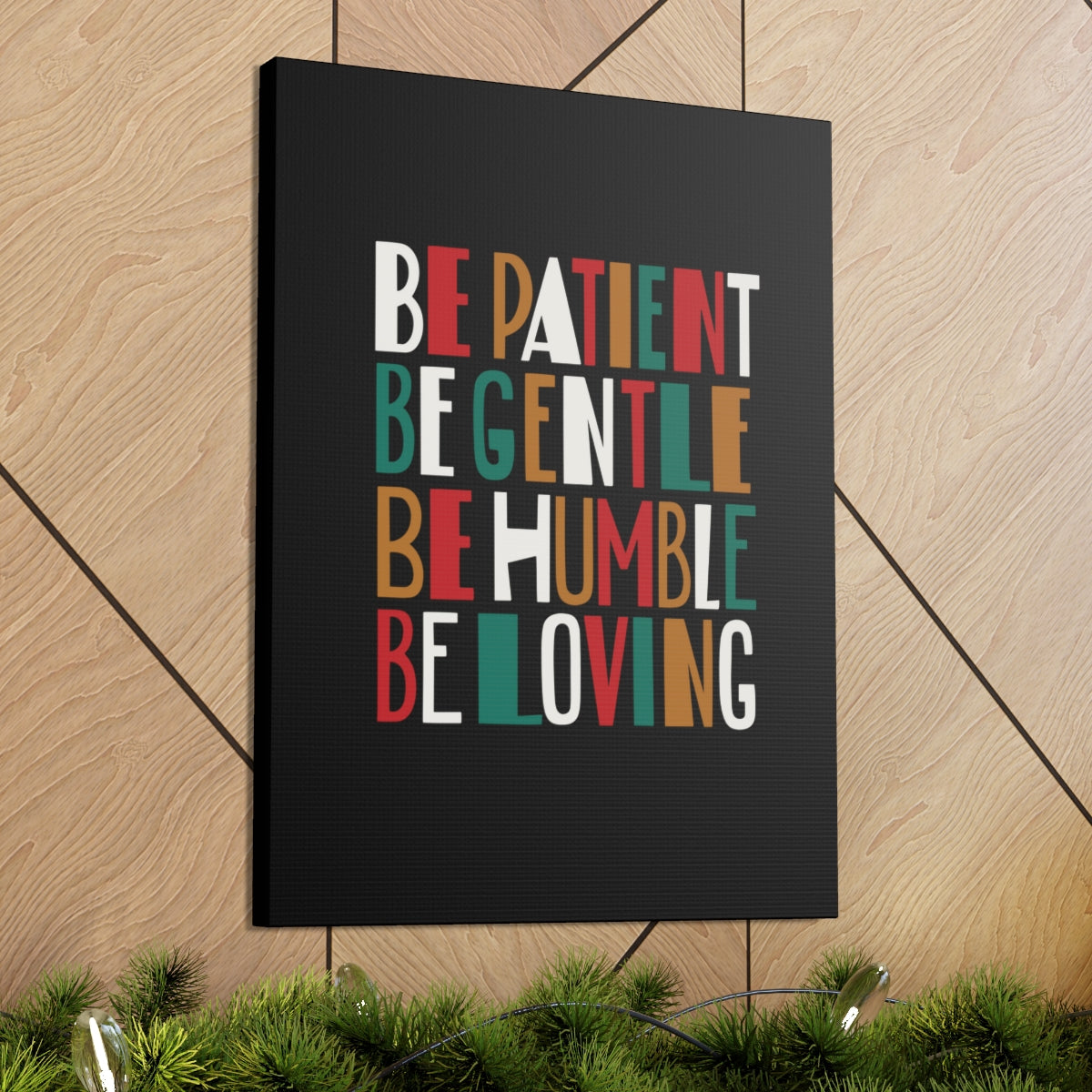 Scripture Walls Be Patient Be Gentle Romans 12:12 Christian Wall Art Bible Verse Print Ready to Hang Unframed-Express Your Love Gifts