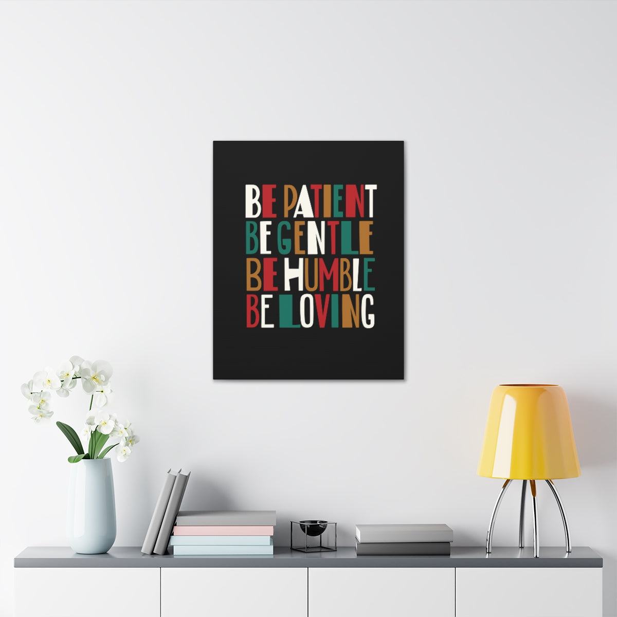Scripture Walls Be Patient Be Gentle Romans 12:12 Christian Wall Art Bible Verse Print Ready to Hang Unframed-Express Your Love Gifts