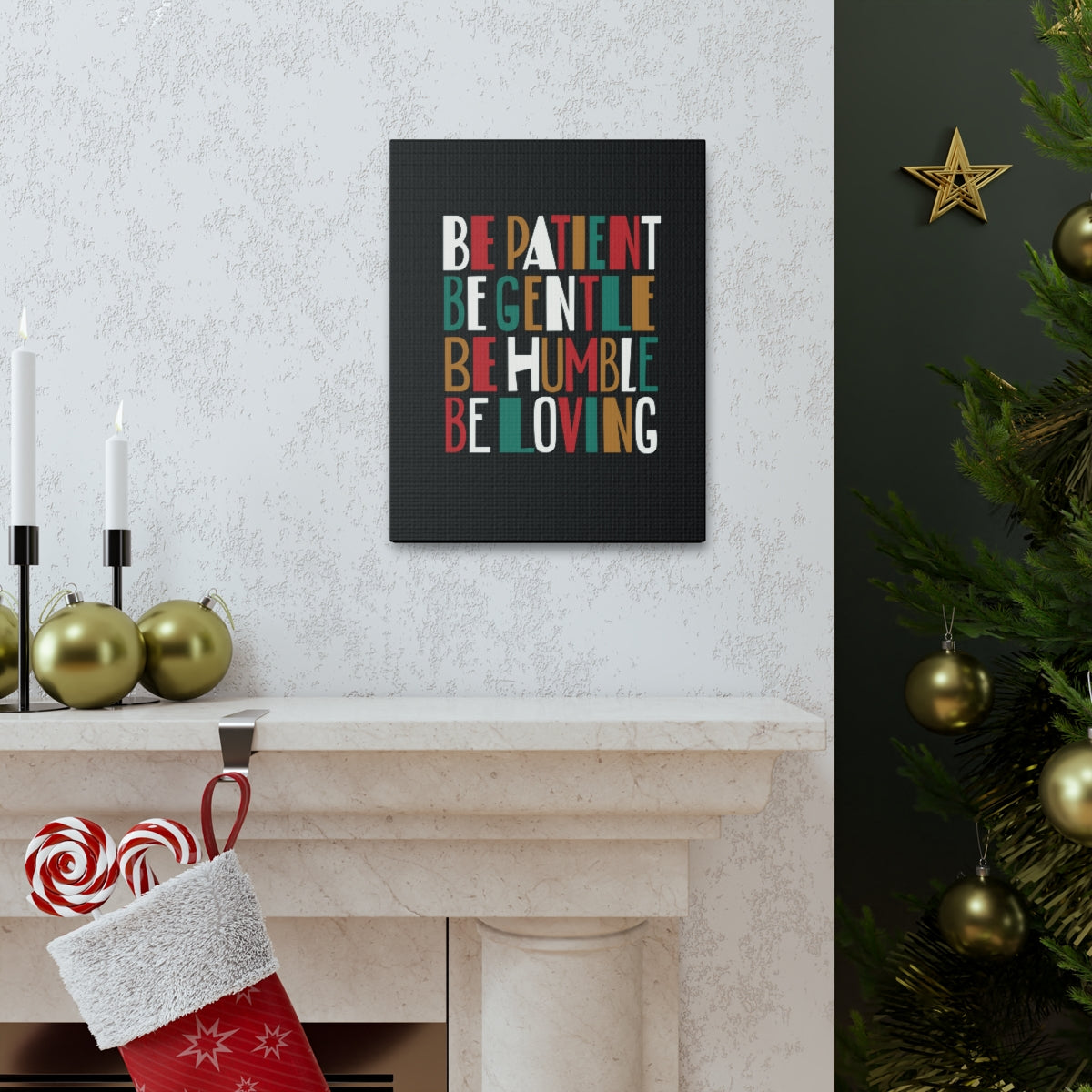 Scripture Walls Be Patient Be Gentle Romans 12:12 Christian Wall Art Bible Verse Print Ready to Hang Unframed-Express Your Love Gifts