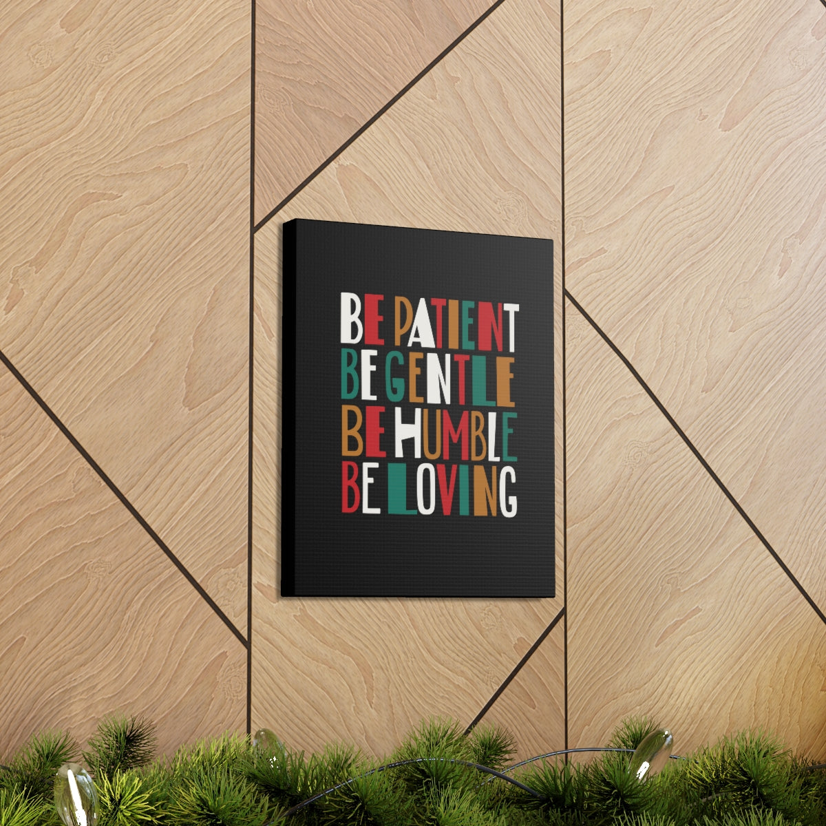 Scripture Walls Be Patient Be Gentle Romans 12:12 Christian Wall Art Bible Verse Print Ready to Hang Unframed-Express Your Love Gifts