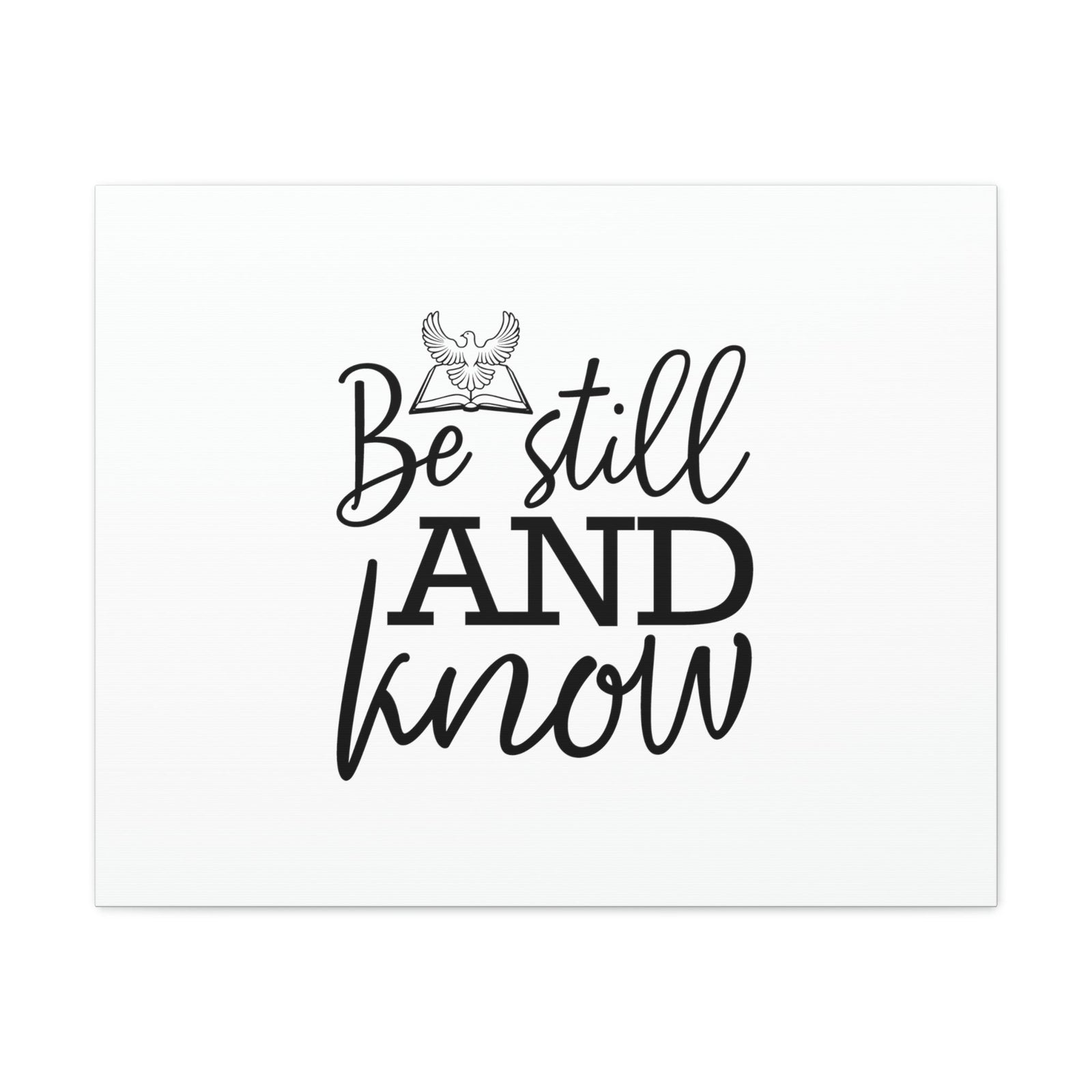 Scripture Walls Be Still And Know Psalm 46:10 Christian Wall Art Bible Verse Print Ready to Hang Unframed-Express Your Love Gifts