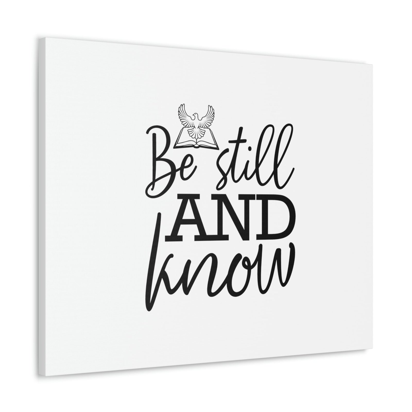 Scripture Walls Be Still And Know Psalm 46:10 Christian Wall Art Bible Verse Print Ready to Hang Unframed-Express Your Love Gifts