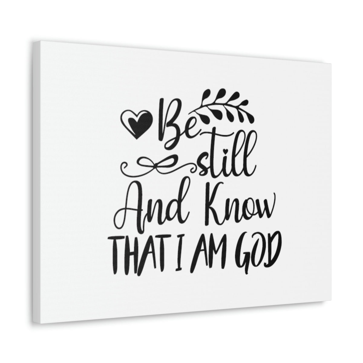 Scripture Walls Be Still And Know That I Am God Psalm 46:10 Christian Wall Art Bible Verse Print Ready to Hang Unframed-Express Your Love Gifts