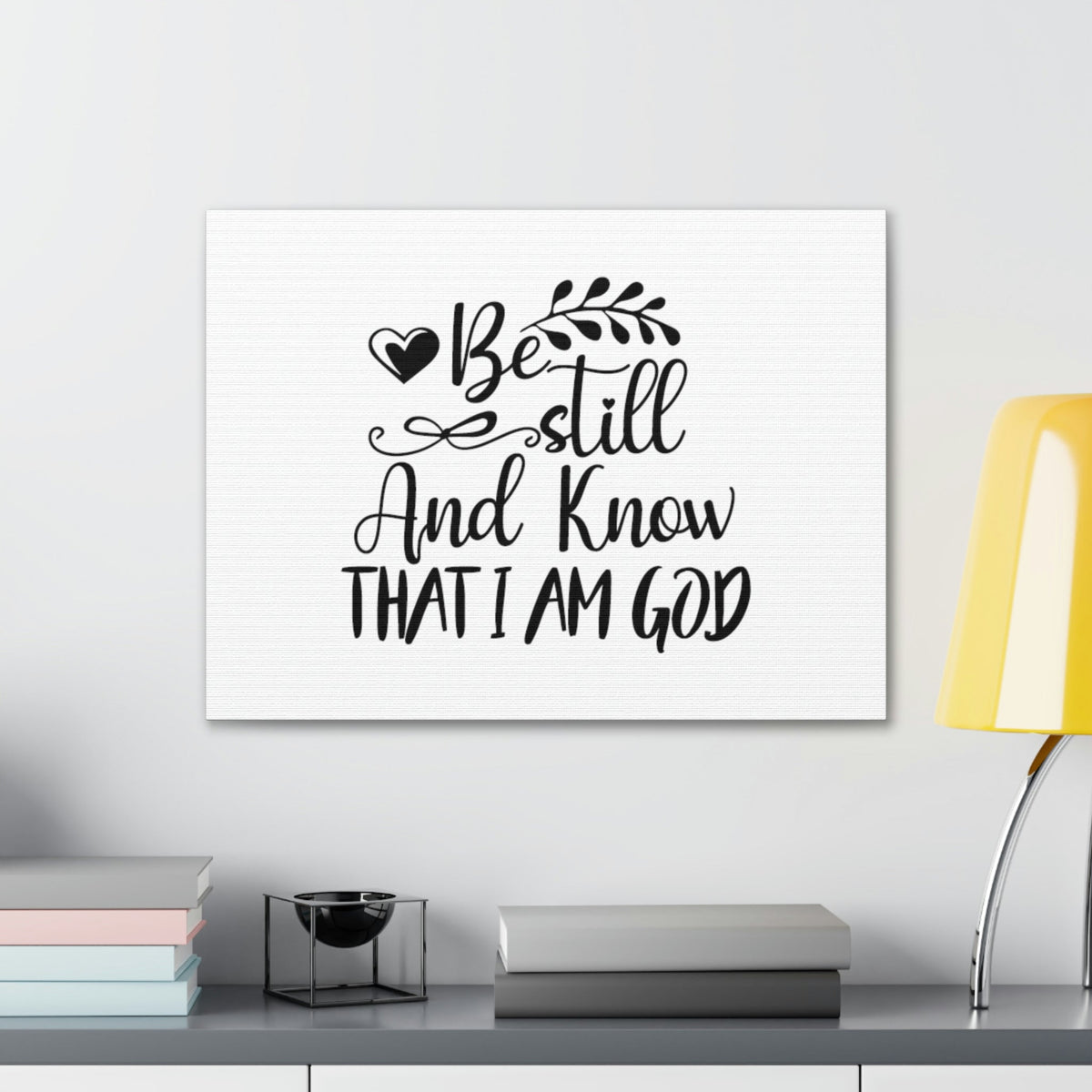 Scripture Walls Be Still And Know That I Am God Psalm 46:10 Christian Wall Art Bible Verse Print Ready to Hang Unframed-Express Your Love Gifts