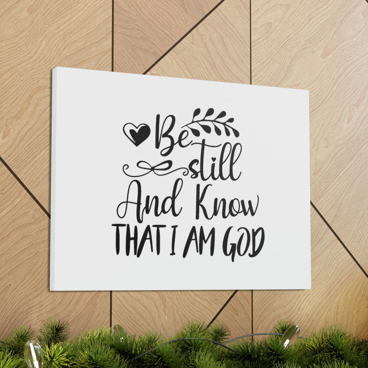 Scripture Walls Be Still And Know That I Am God Psalm 46:10 Christian Wall Art Bible Verse Print Ready to Hang Unframed-Express Your Love Gifts