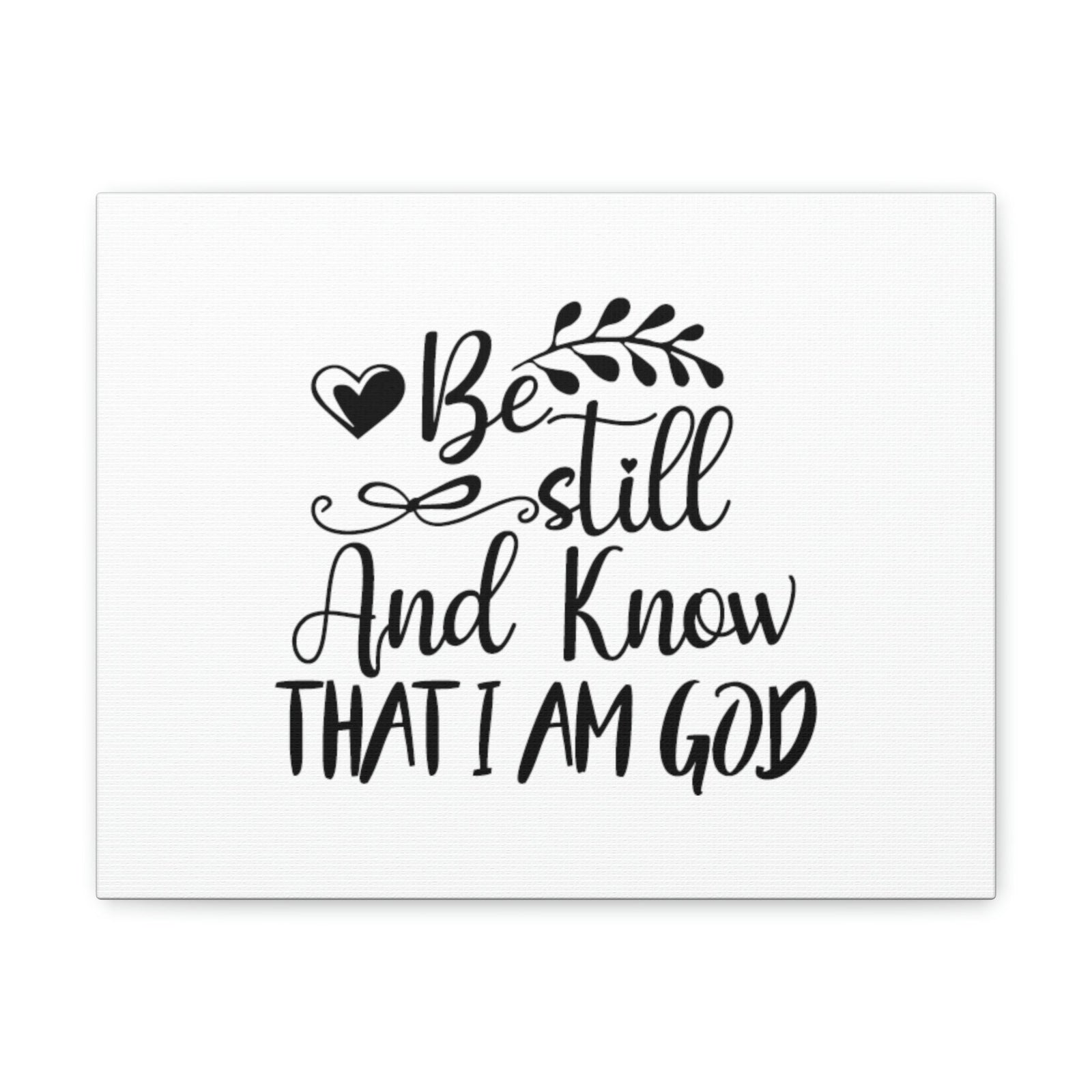 Scripture Walls Be Still And Know That I Am God Psalm 46:10 Christian Wall Art Bible Verse Print Ready to Hang Unframed-Express Your Love Gifts