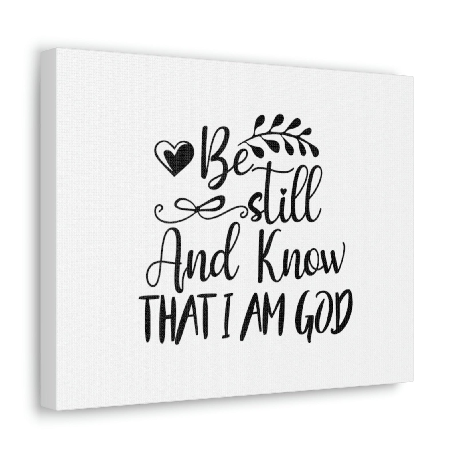 Scripture Walls Be Still And Know That I Am God Psalm 46:10 Christian Wall Art Bible Verse Print Ready to Hang Unframed-Express Your Love Gifts