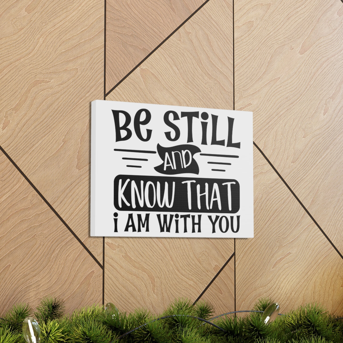 Scripture Walls Be Still And Psalm 46:10 Christian Wall Art Print Ready to Hang Unframed-Express Your Love Gifts