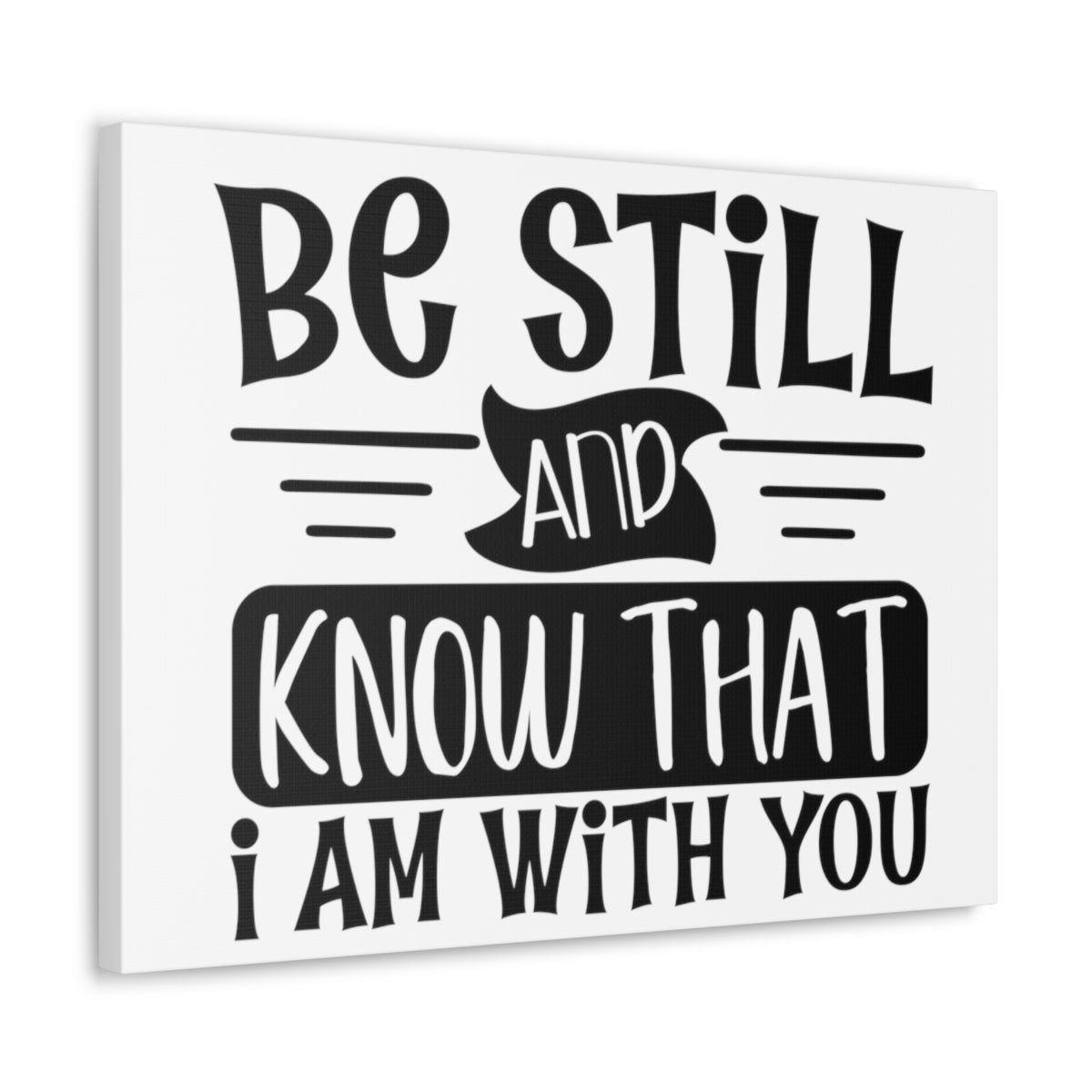 Scripture Walls Be Still And Psalm 46:10 Christian Wall Art Print Ready to Hang Unframed-Express Your Love Gifts