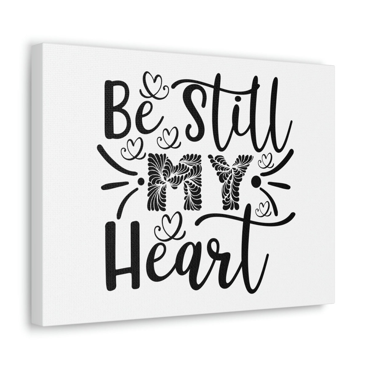 Scripture Walls Be Still My Heart Psalm 46:10 Christian Wall Art Print Ready to Hang Unframed-Express Your Love Gifts
