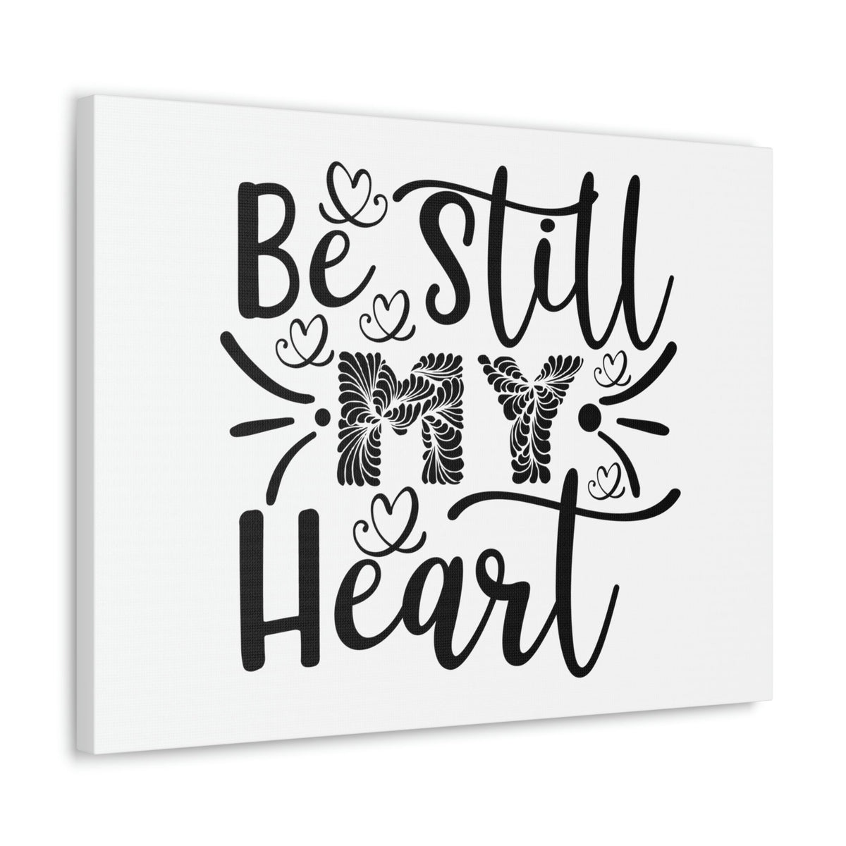 Scripture Walls Be Still My Heart Psalm 46:10 Christian Wall Art Print Ready to Hang Unframed-Express Your Love Gifts