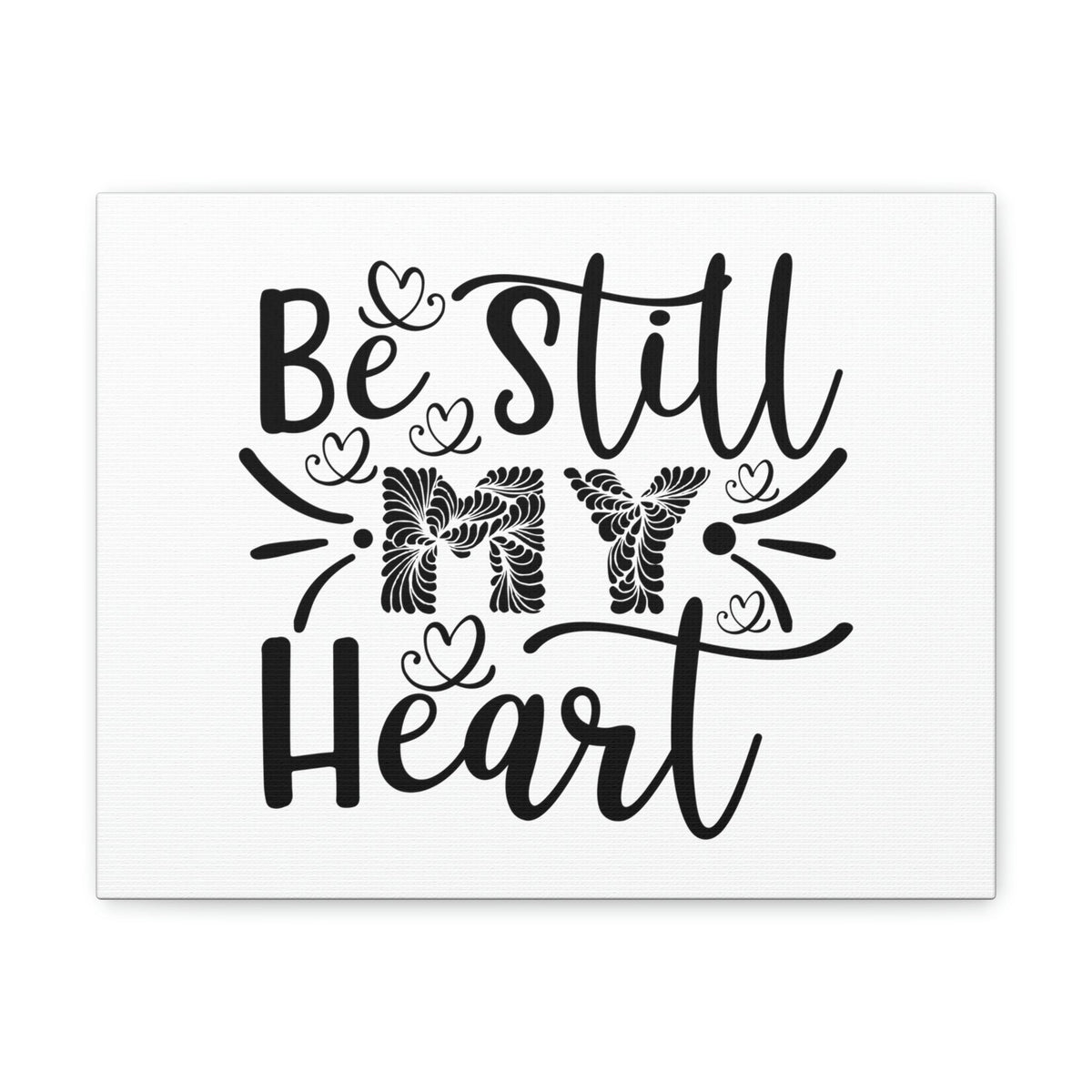 Scripture Walls Be Still My Heart Psalm 46:10 Christian Wall Art Print Ready to Hang Unframed-Express Your Love Gifts