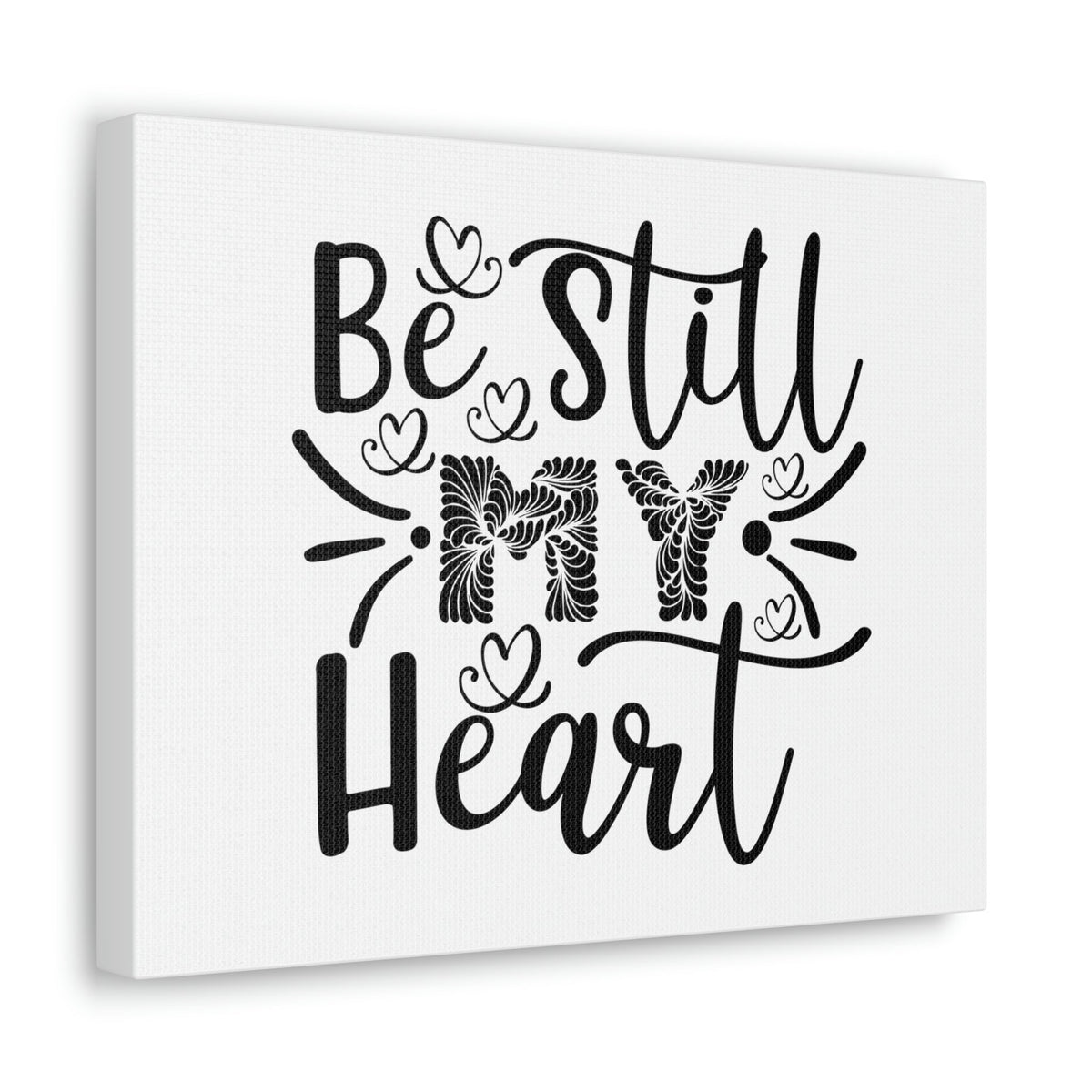 Scripture Walls Be Still My Heart Psalm 46:10 Christian Wall Art Print Ready to Hang Unframed-Express Your Love Gifts