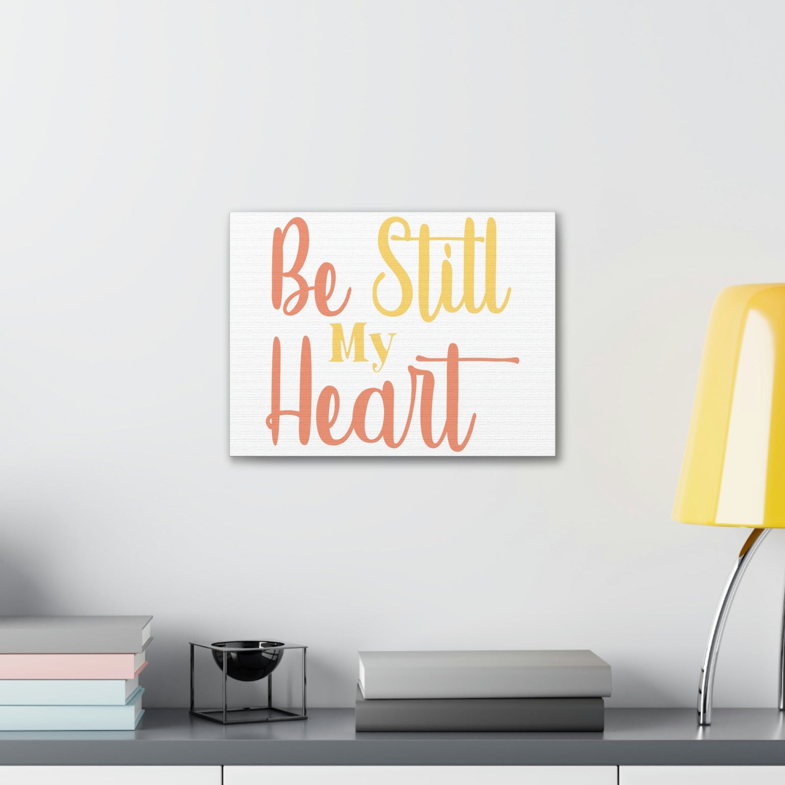 Scripture Walls Be Still Psalm 37:7 Christian Wall Art Print Ready to Hang Unframed-Express Your Love Gifts
