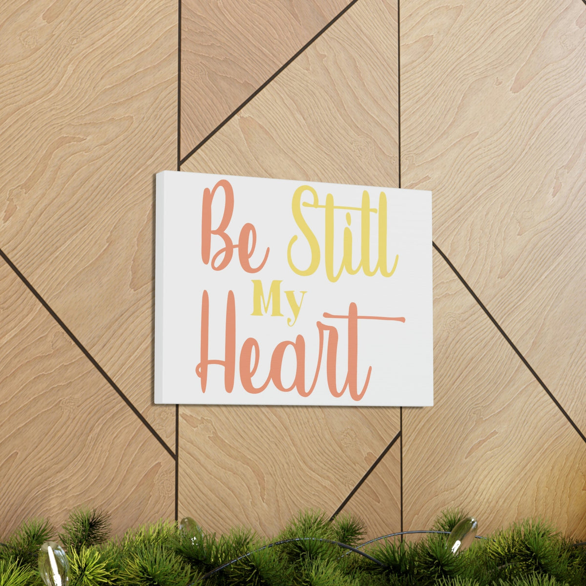 Scripture Walls Be Still Psalm 37:7 Christian Wall Art Print Ready to Hang Unframed-Express Your Love Gifts