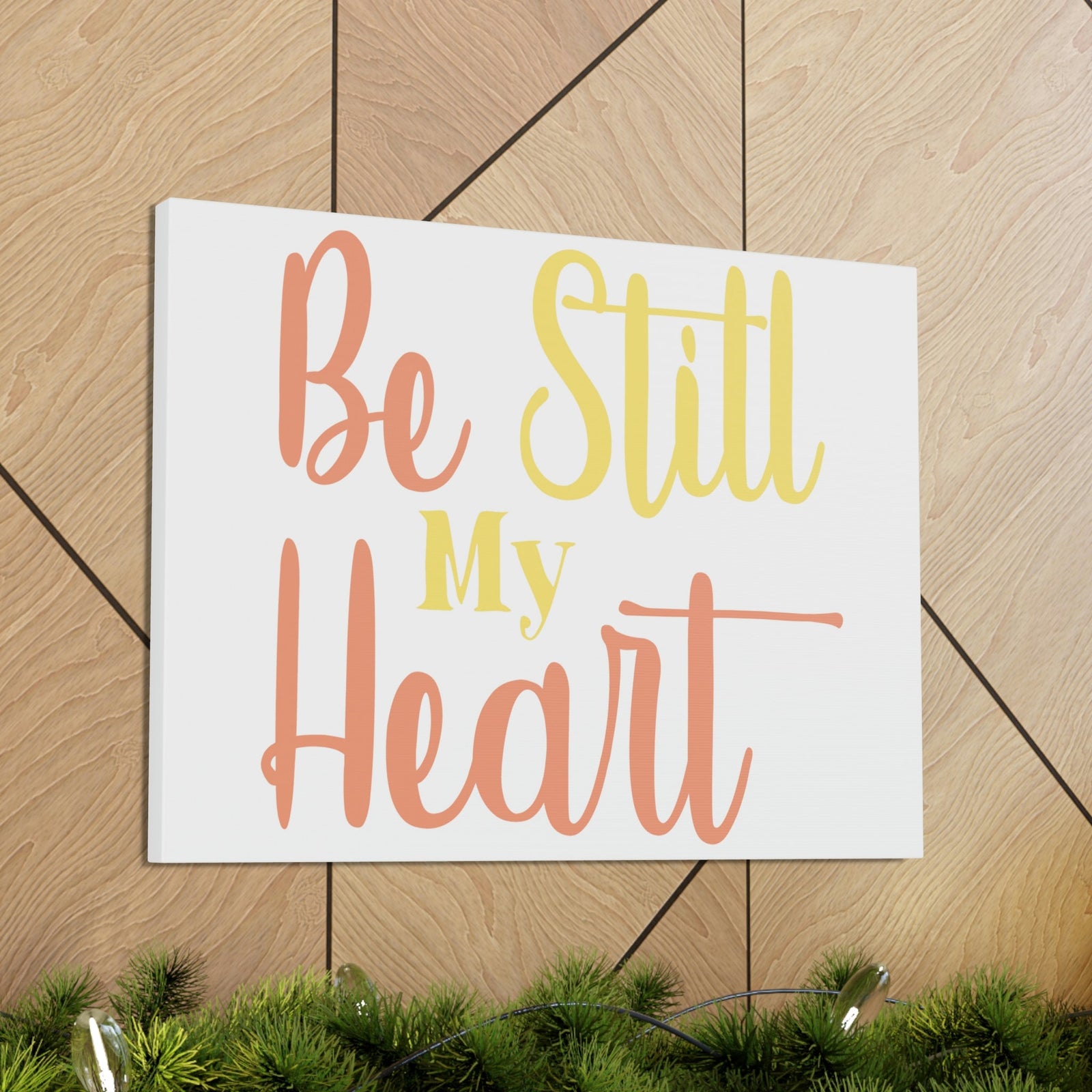 Scripture Walls Be Still Psalm 37:7 Christian Wall Art Print Ready to Hang Unframed-Express Your Love Gifts