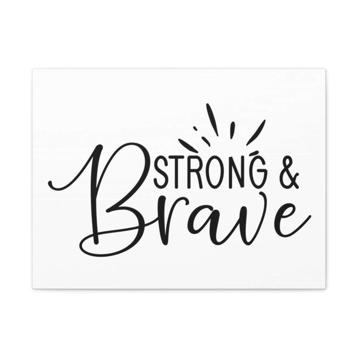 Scripture Walls Be Strong & Brave Psalm 31:24 Christian Wall Art Print Ready to Hang Unframed-Express Your Love Gifts