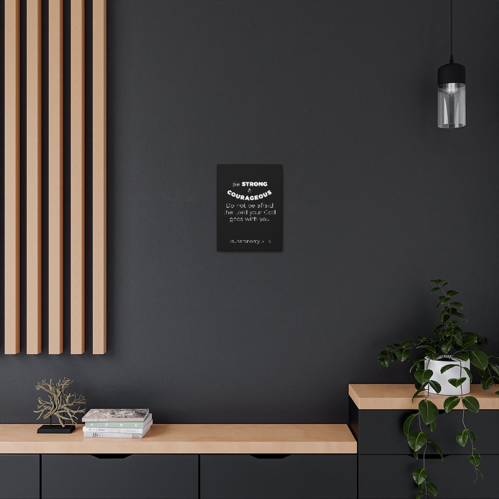 Scripture Walls Be Strong And Courageous Deuteronomy 31:6 Christian Wall Art Bible Verse Print Ready To Hang Unframed-Express Your Love Gifts