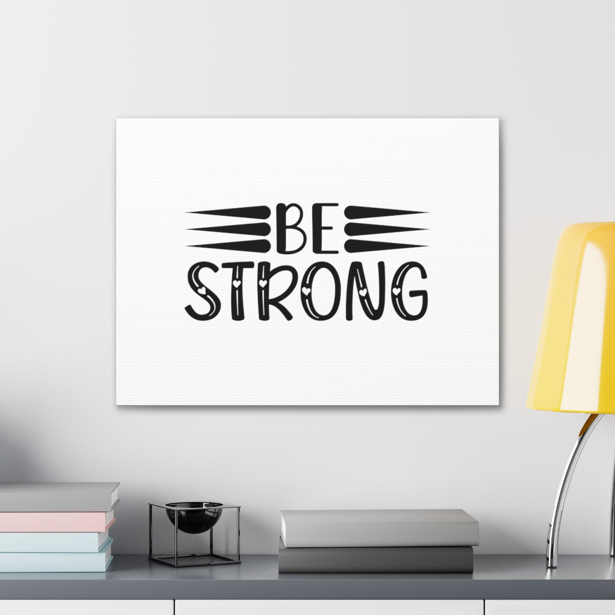 Scripture Walls Be Strong Christian Romans 8:26 Wall Art Bible Verse Print Ready to Hang Unframed-Express Your Love Gifts