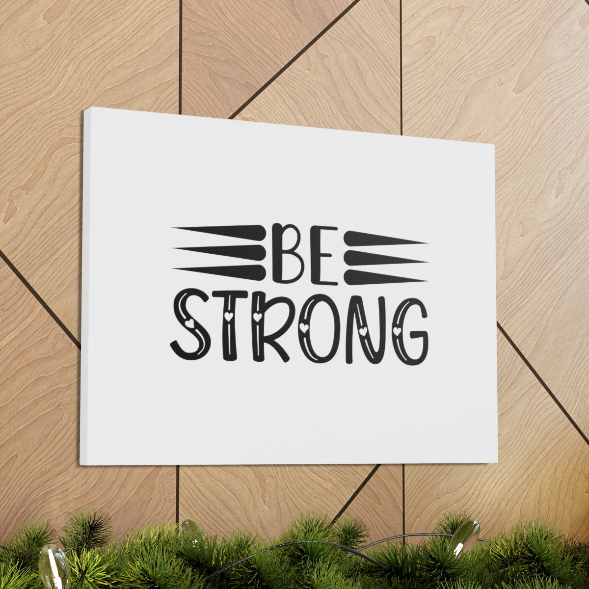 Scripture Walls Be Strong Christian Romans 8:26 Wall Art Bible Verse Print Ready to Hang Unframed-Express Your Love Gifts