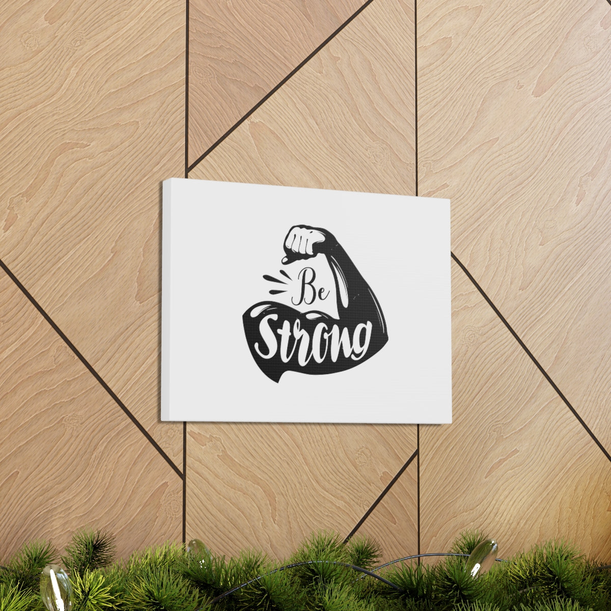 Scripture Walls Be Strong Exodus 15:2 Christian Wall Art Bible Verse Print Ready to Hang Unframed-Express Your Love Gifts