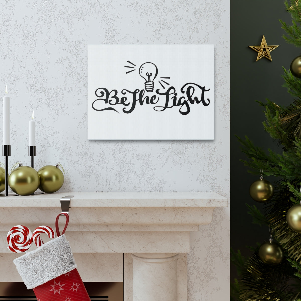 Scripture Walls Be The Light Ephesians 5:9 Christian Wall Art Print Ready to Hang Unframed-Express Your Love Gifts