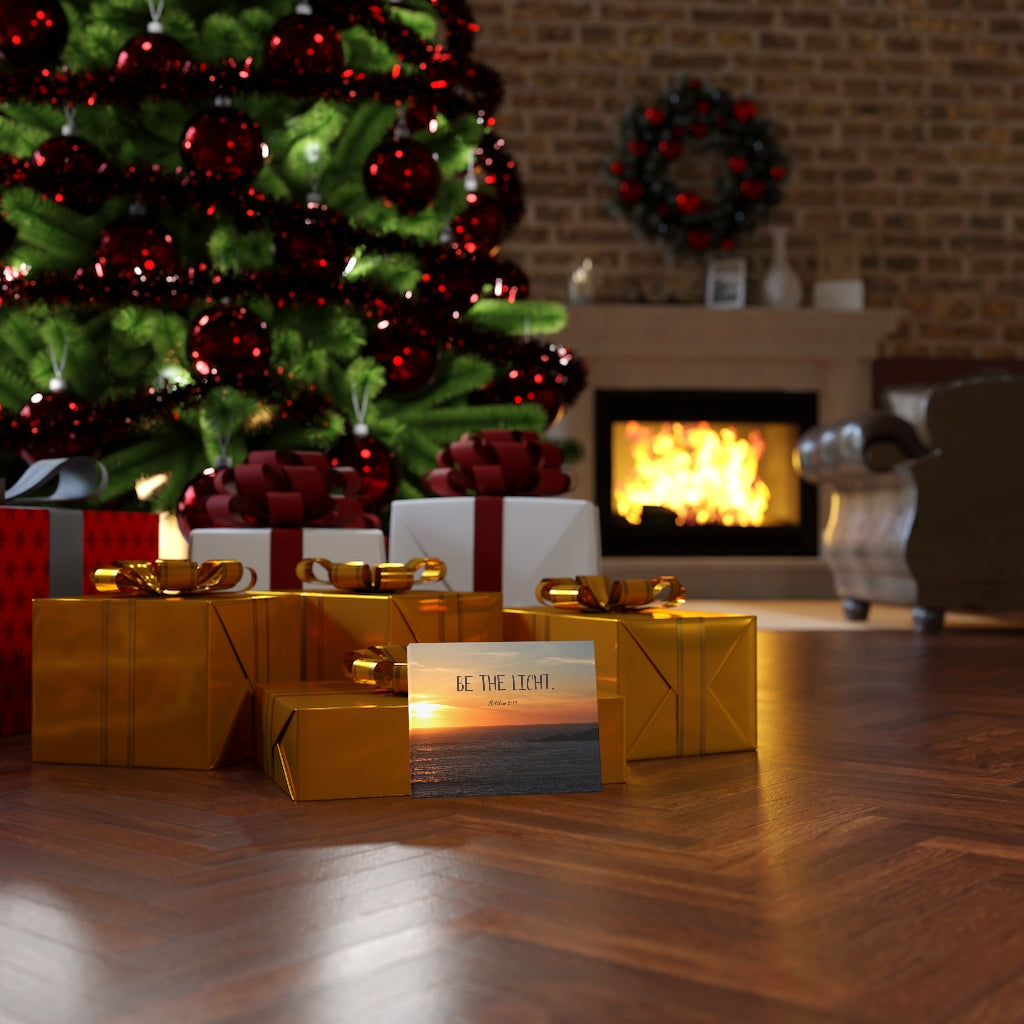 Scripture Walls Be The Light Matthew 5:14 Bible Verse Canvas Christian Wall Art Ready to Hang Unframed-Express Your Love Gifts