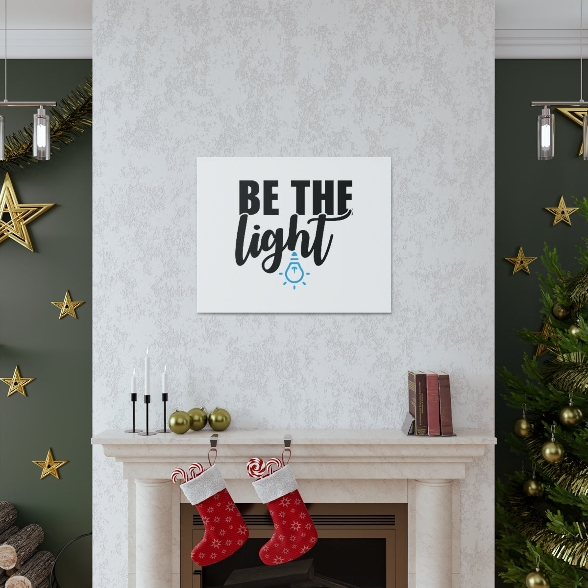 Scripture Walls Be The Light Matthew 5:14 Christian Wall Art Bible Verse Print Ready to Hang Unframed-Express Your Love Gifts