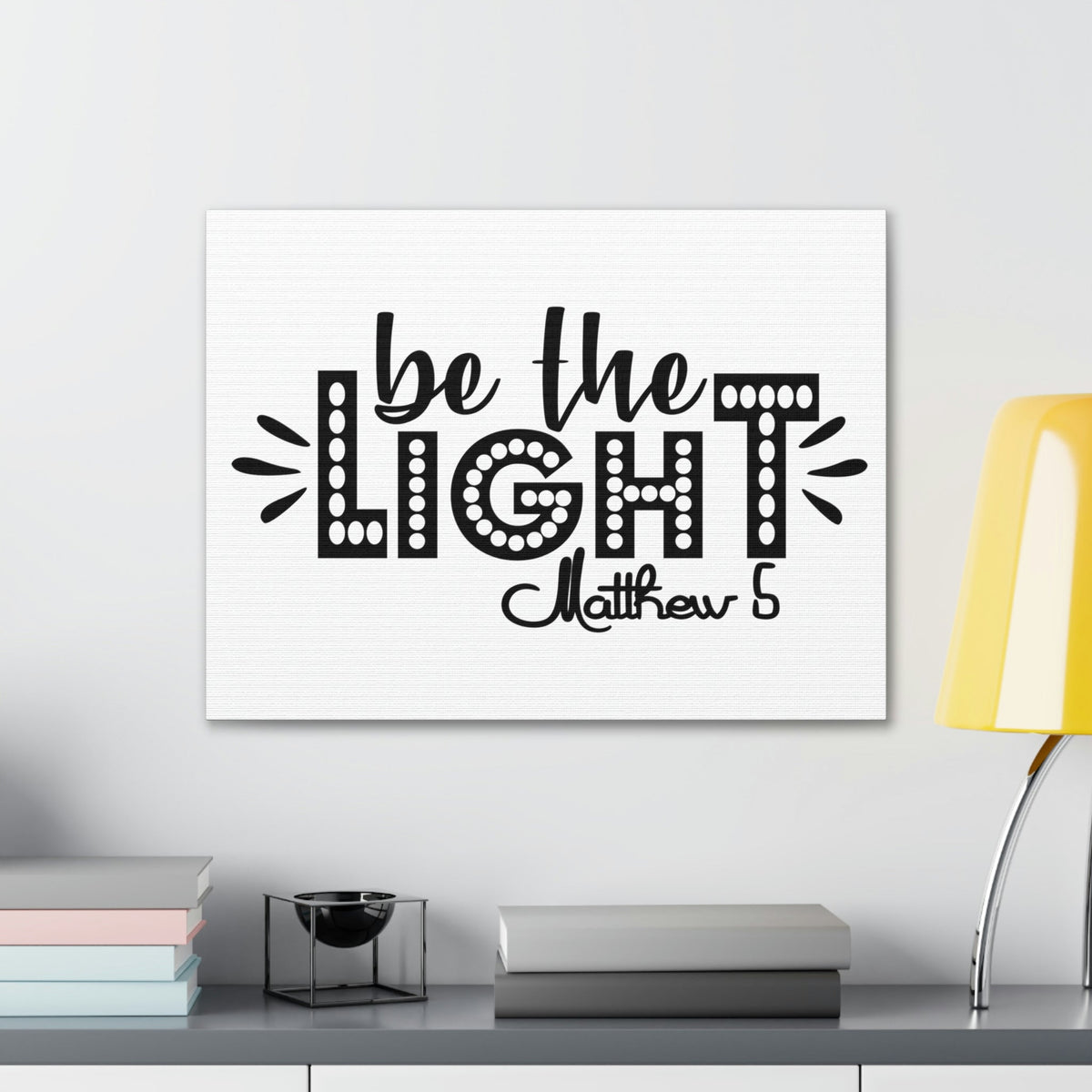 Scripture Walls Be The Light Matthew 5:2 Christian Wall Art Bible Verse Print Ready to Hang Unframed-Express Your Love Gifts