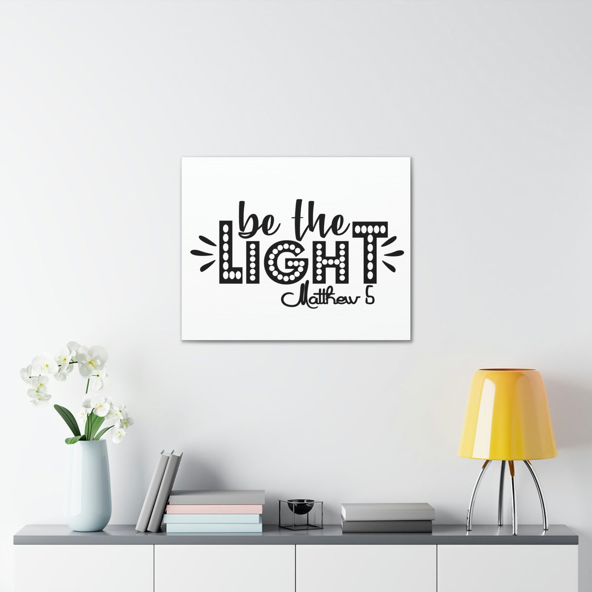 Scripture Walls Be The Light Matthew 5:2 Christian Wall Art Bible Verse Print Ready to Hang Unframed-Express Your Love Gifts