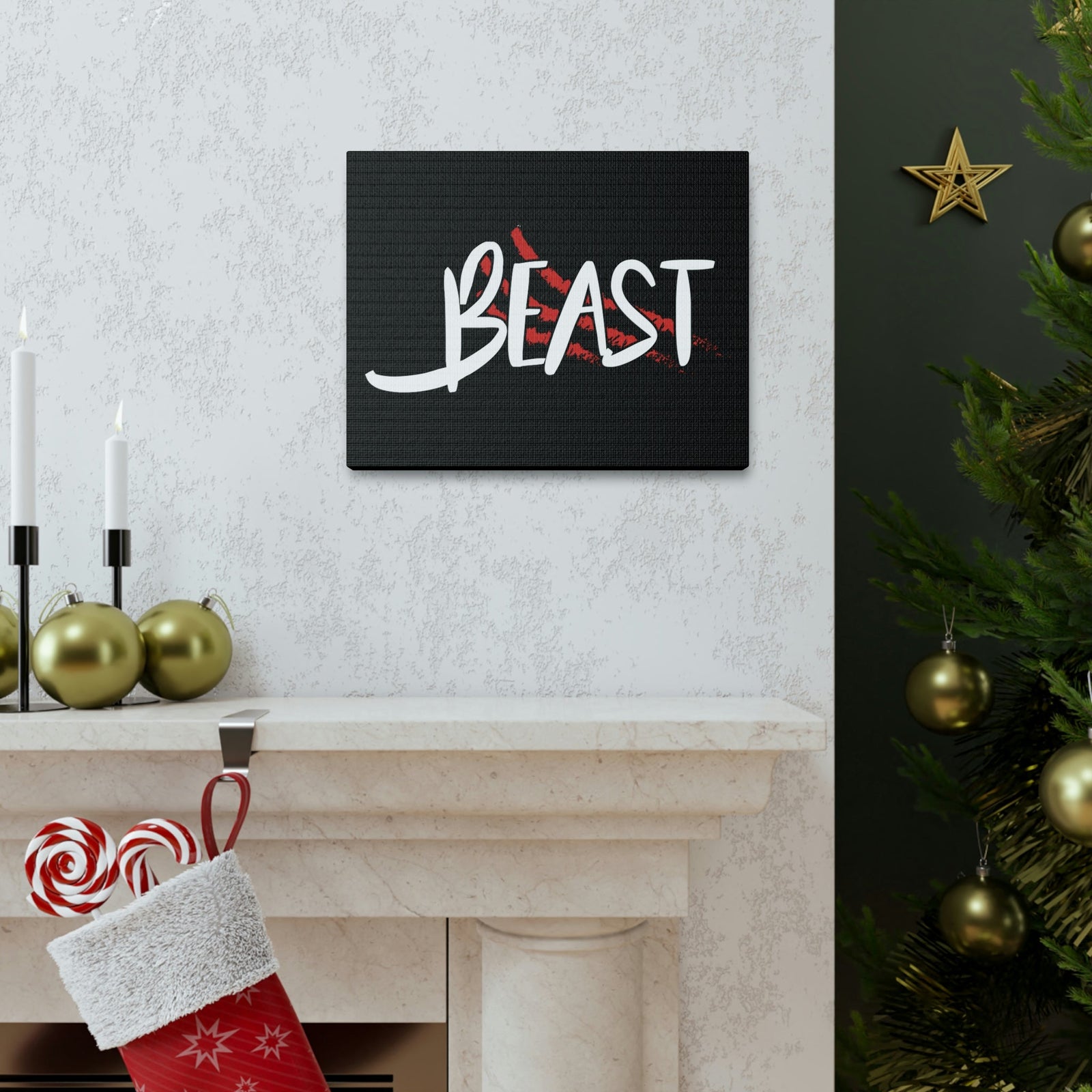 Scripture Walls Beast Revelation 13:1 Wall Art Print Ready to Hang Unframed-Express Your Love Gifts
