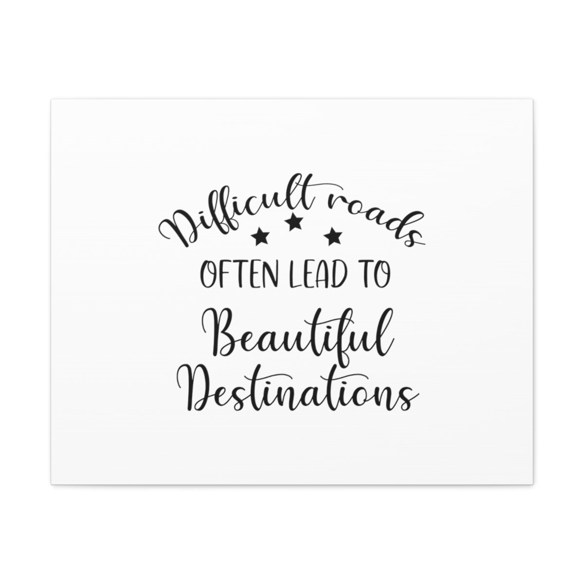Scripture Walls Beautiful Destinations Matthew 7:14 Christian Wall Art Bible Verse Print Ready to Hang Unframed-Express Your Love Gifts
