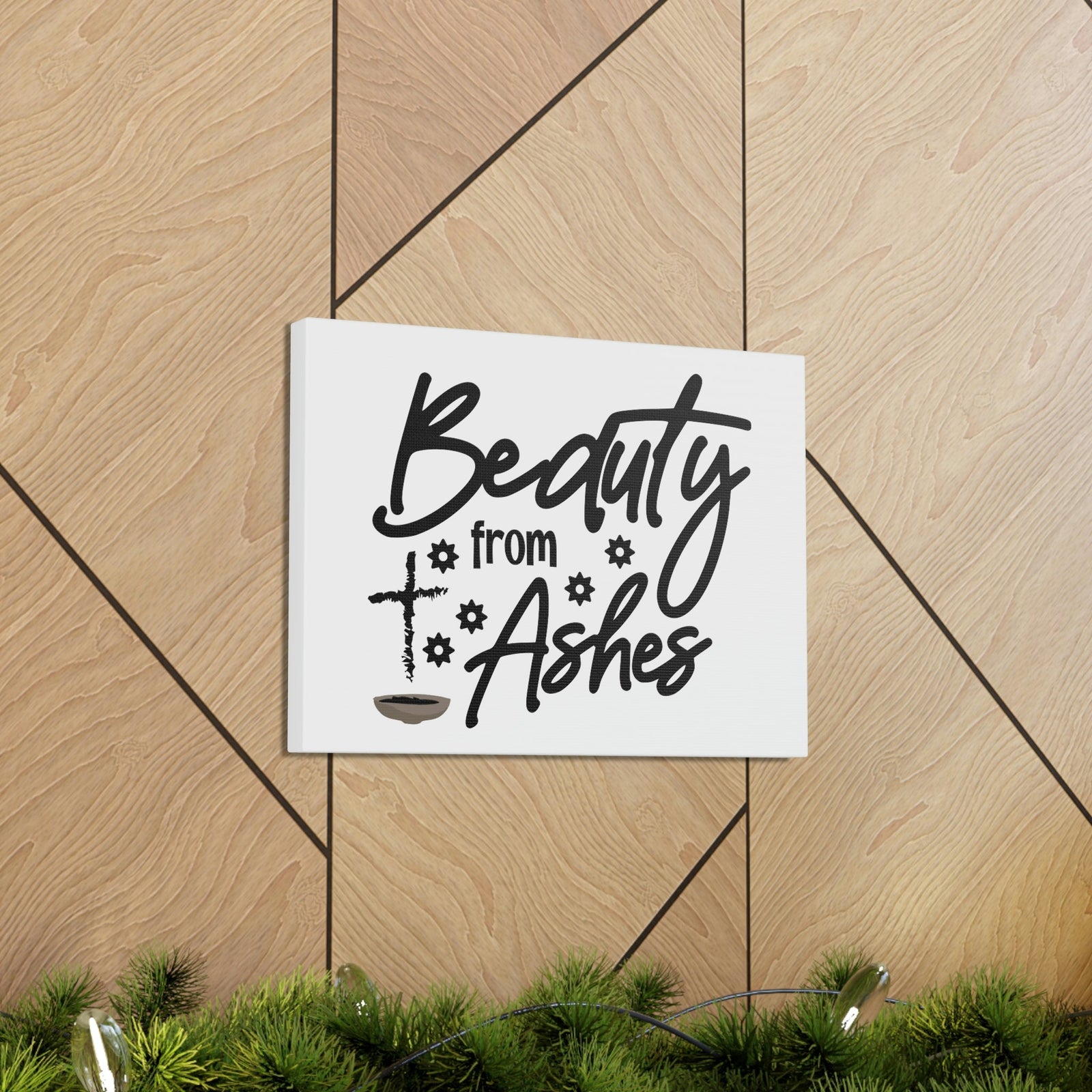 Scripture Walls Beauty From Ashes Genesis 3:19 Christian Wall Art Bible Verse Print Ready to Hang Unframed-Express Your Love Gifts