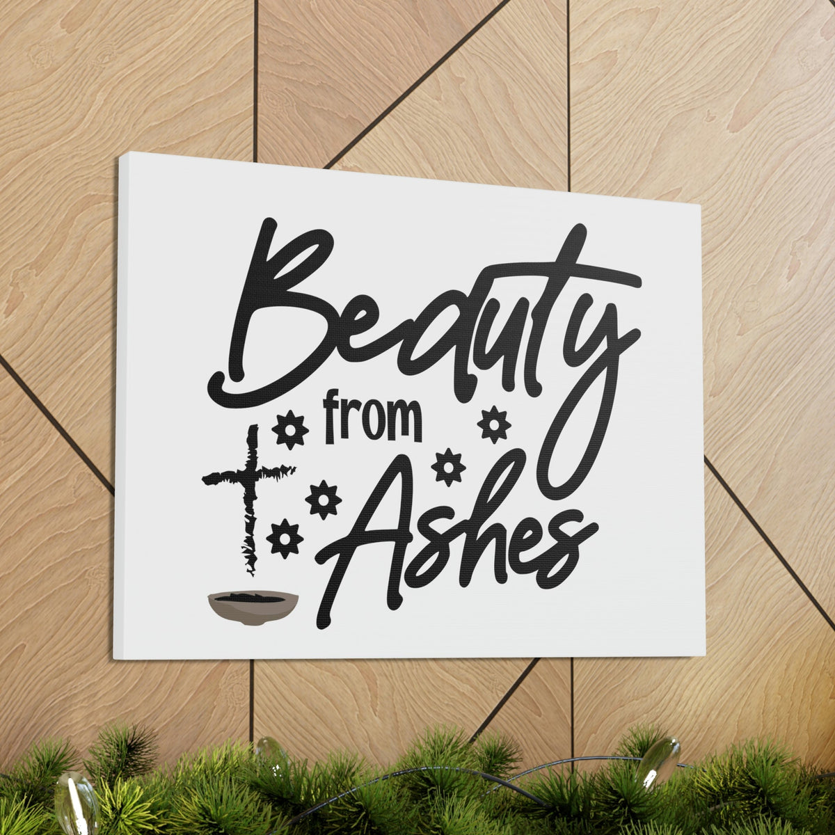 Scripture Walls Beauty From Ashes Genesis 3:19 Christian Wall Art Bible Verse Print Ready to Hang Unframed-Express Your Love Gifts