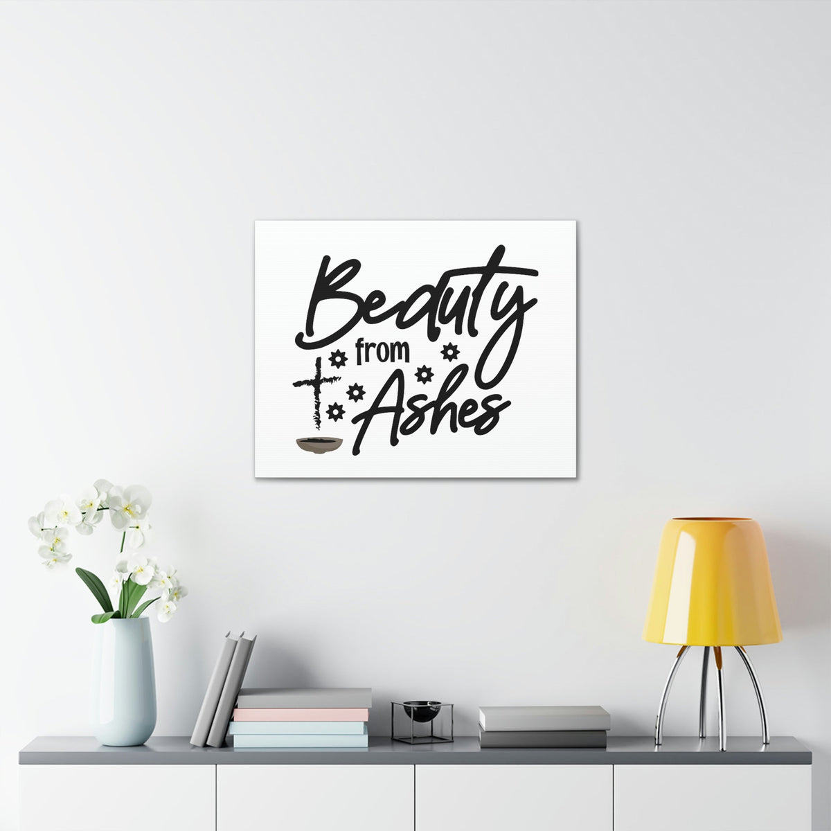 Scripture Walls Beauty From Ashes Genesis 3:19 Christian Wall Art Bible Verse Print Ready to Hang Unframed-Express Your Love Gifts