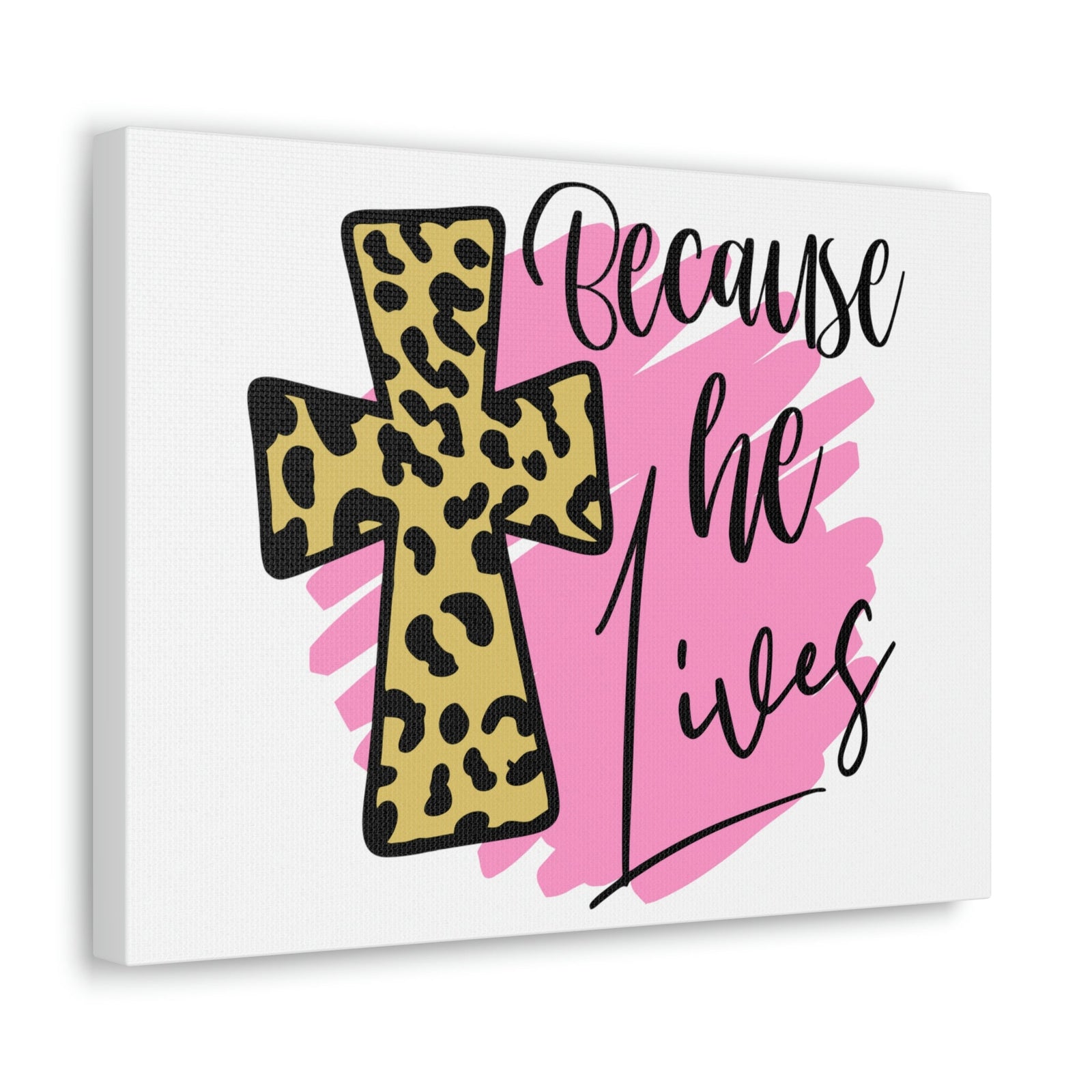 Scripture Walls Because He Lives John 14:19 Christian Wall Art Print Ready to Hang Unframed-Express Your Love Gifts