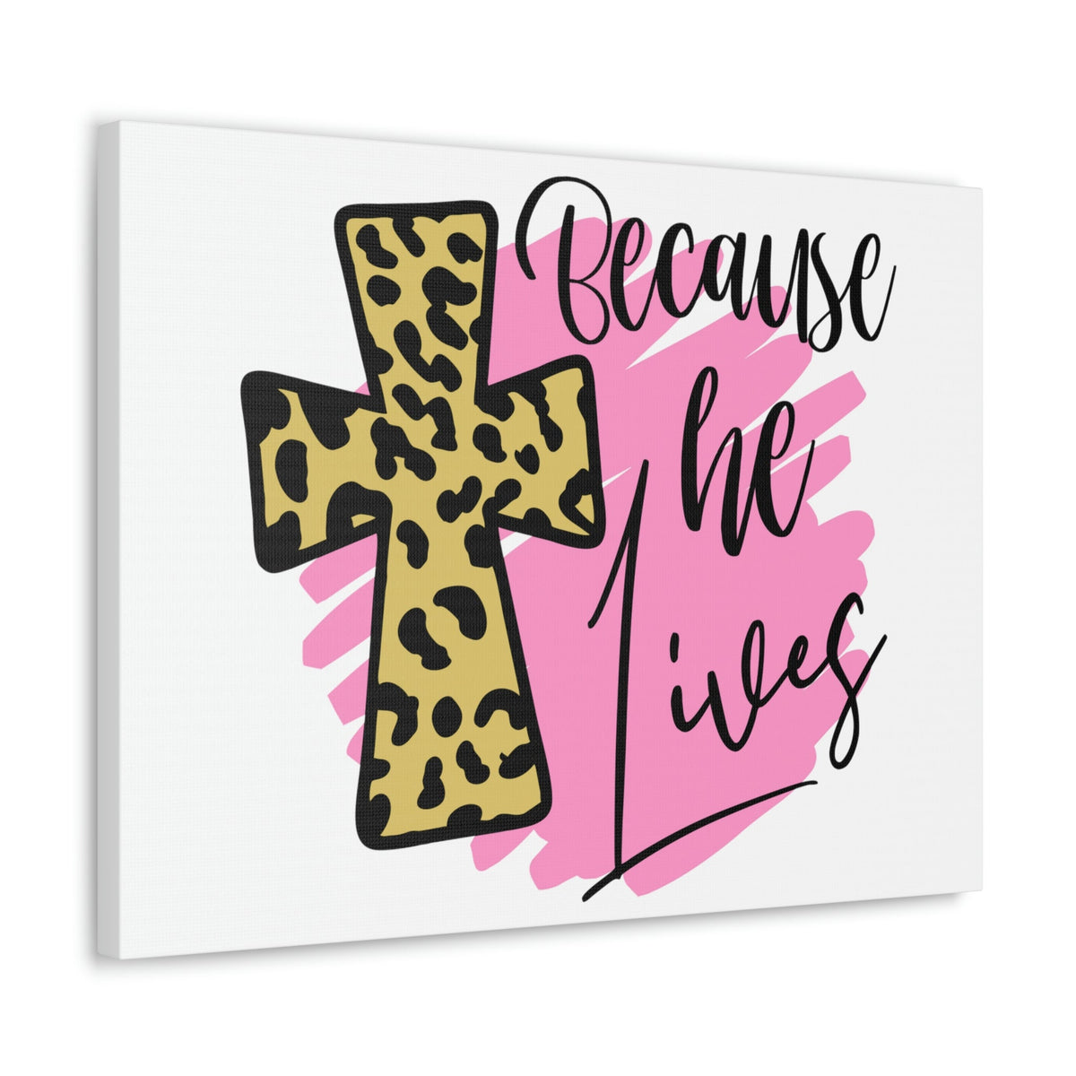 Scripture Walls Because He Lives John 14:19 Christian Wall Art Print Ready to Hang Unframed-Express Your Love Gifts