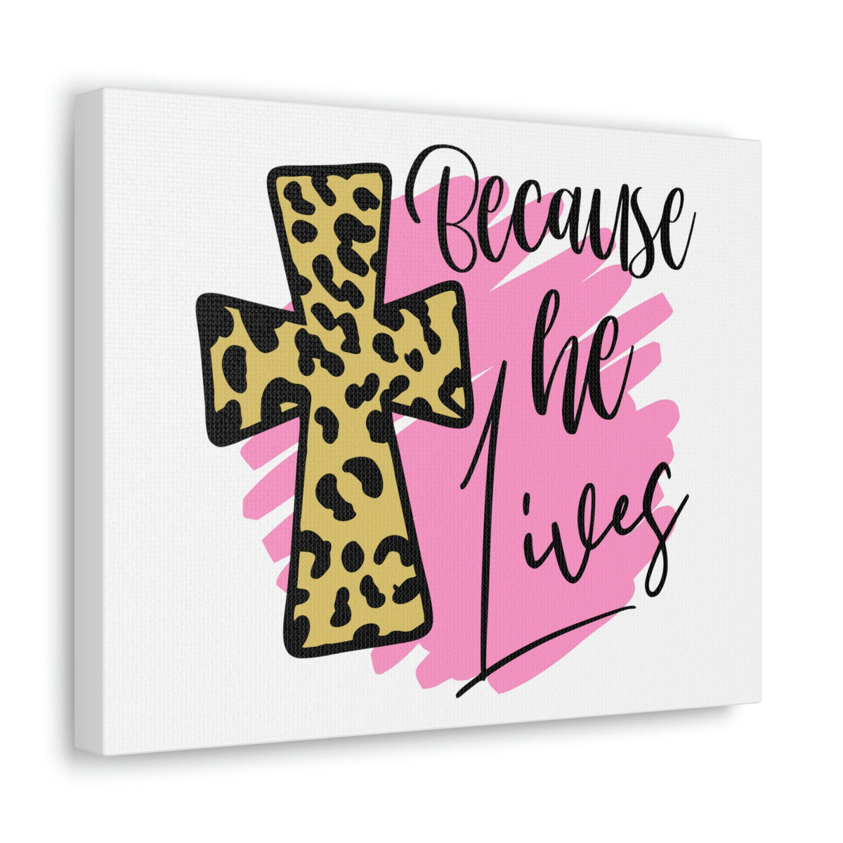 Scripture Walls Because He Lives John 14:19 Christian Wall Art Print Ready to Hang Unframed-Express Your Love Gifts