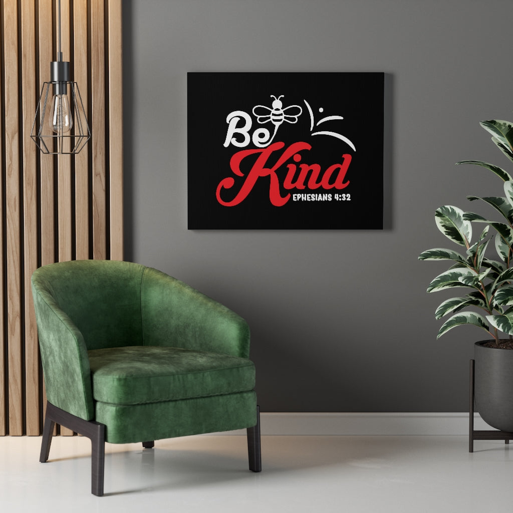 Scripture Walls Bee Kind Ephesians 4:32 Bible Verse Canvas Christian Wall Art Ready to Hang Unframed-Express Your Love Gifts