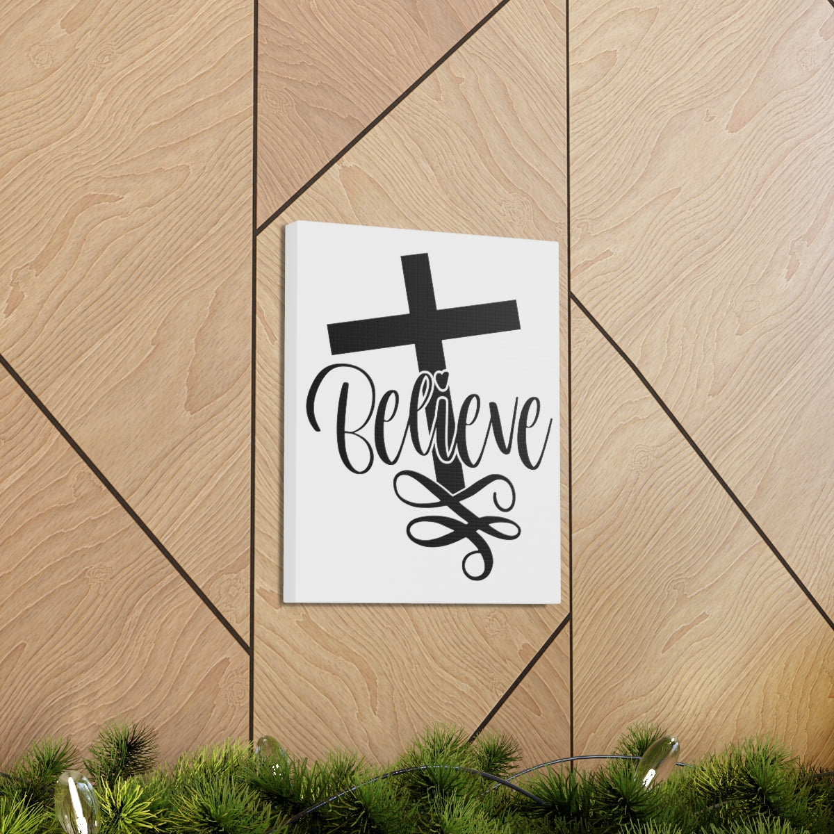 Scripture Walls Believe 1 Thessalonians 2:13 Christian Wall Art Print Ready to Hang Unframed-Express Your Love Gifts