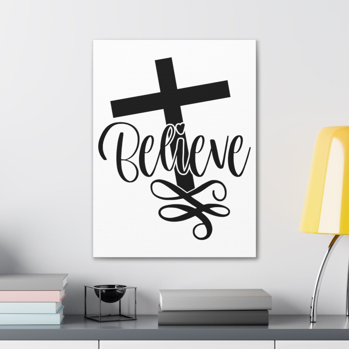 Scripture Walls Believe 1 Thessalonians 2:13 Christian Wall Art Print Ready to Hang Unframed-Express Your Love Gifts