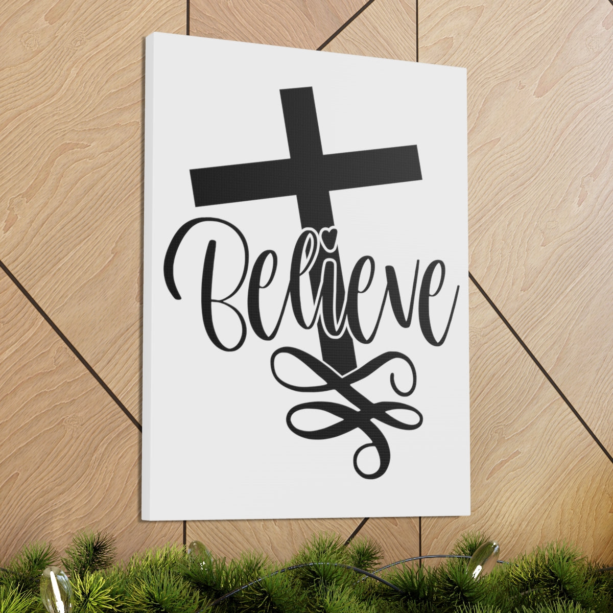 Scripture Walls Believe 1 Thessalonians 2:13 Christian Wall Art Print Ready to Hang Unframed-Express Your Love Gifts