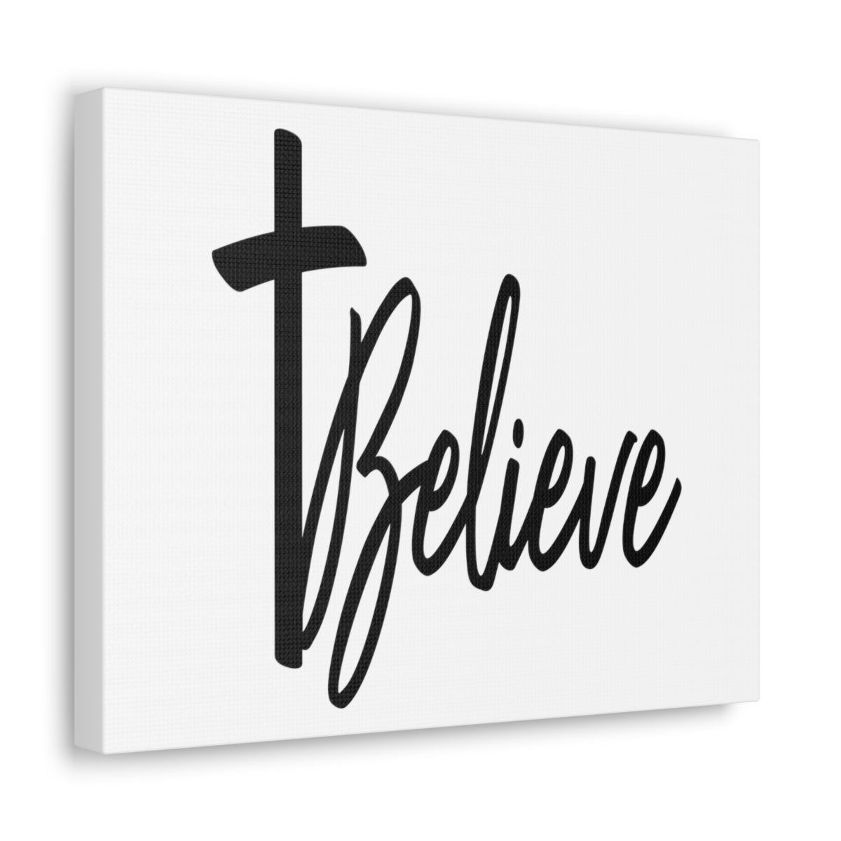 Scripture Walls Believe Cross Mark 9:23 Christian Wall Art Print Ready to Hang Unframed-Express Your Love Gifts